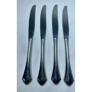 4 Dinner Knives Oneida FALKIRK Glossy Stainless Flatware‎